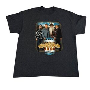 Oak Ridge Boys Farewell Tour T Shirt Charcoal Gray Graphic Tee Mens XL